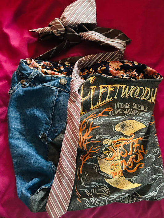 Beautified T-shirt Jeans Tote Bag