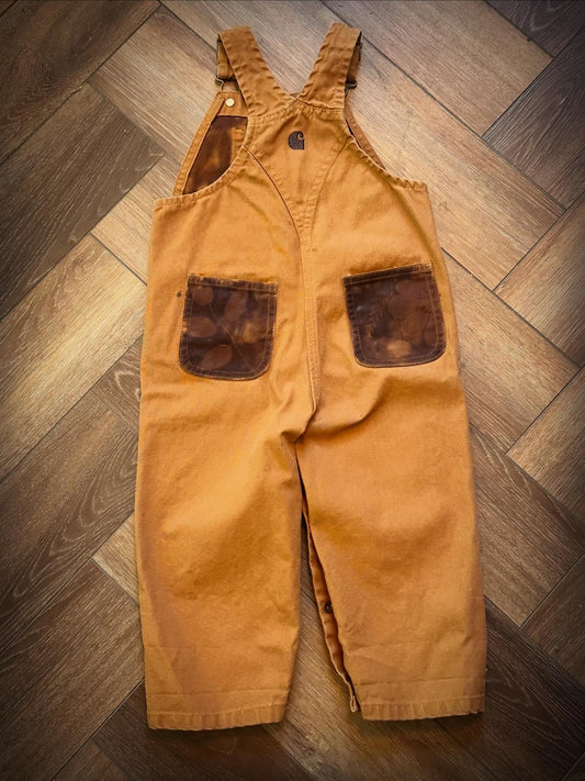 Sun-Kissed & Story-Worn — Reimagined Toddler Overalls T3